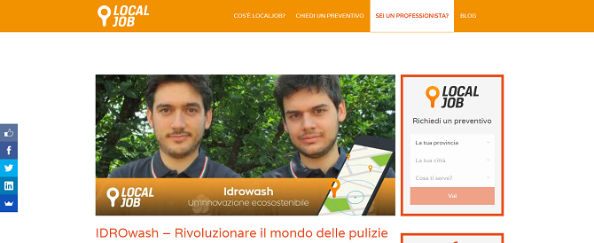 <h3>IDROwash – Rivoluzionare il mondo delle pulizie</h3>