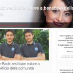 <h3>Give Back: restituire valore a beneficio della comunità</h3>