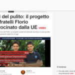 <h3>Eroi del pulito: il progetto dei fratelli Florio patrocinato dalla UE</h3>