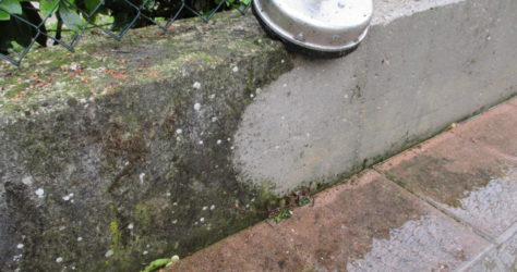 Muretto di recinzione in cemento 1