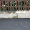 Muretto di recinzione in cemento e pietra 1