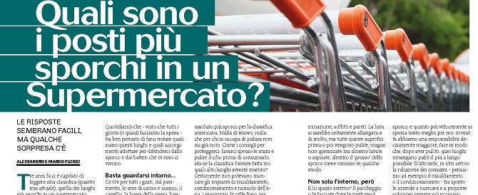 <h3>Quali sono i posti più sporchi in un Supermercato?</h3>