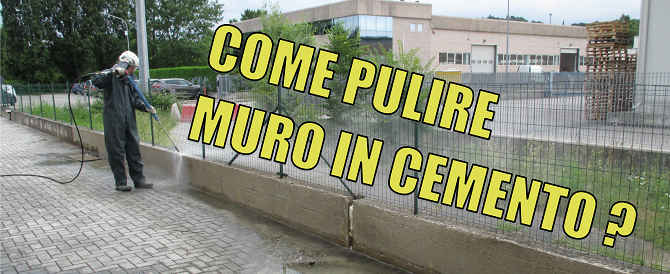 <h3>Come pulire muro in cemento?</h3>