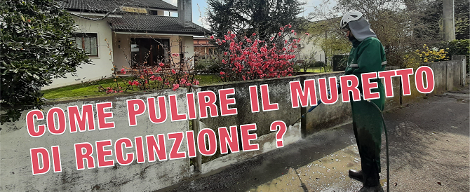 <h3>Come pulire muretto di recinzione?</h3>