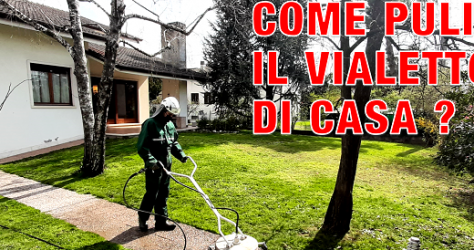 Come pulire il vialetto di casa