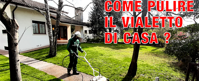 <h3>Come pulire il vialetto di casa?</h3>