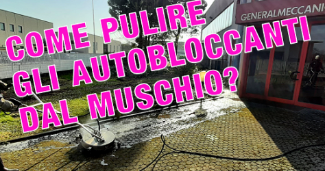 Come pulire gli autobloccanti dal muschio