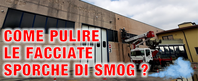 <h3>Come pulire le facciate sporche di smog?</h3>