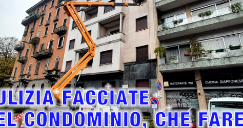 Pulizia facciate del condominio che fare